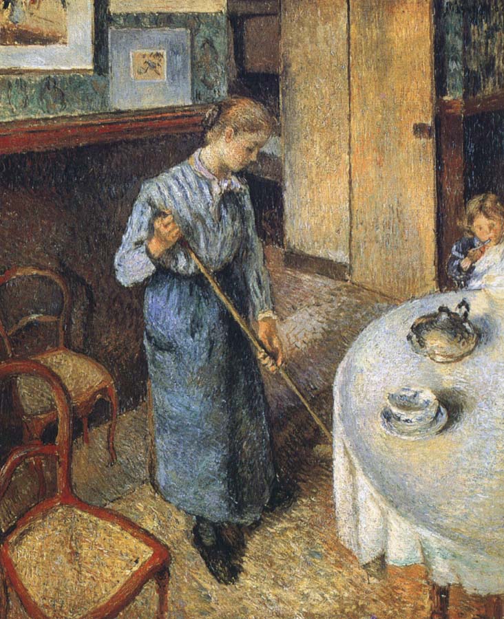 Camille Pissarro Rural small maids